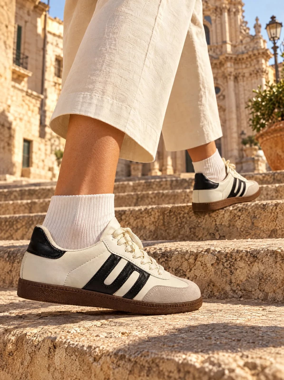 Capri Crema, mujer