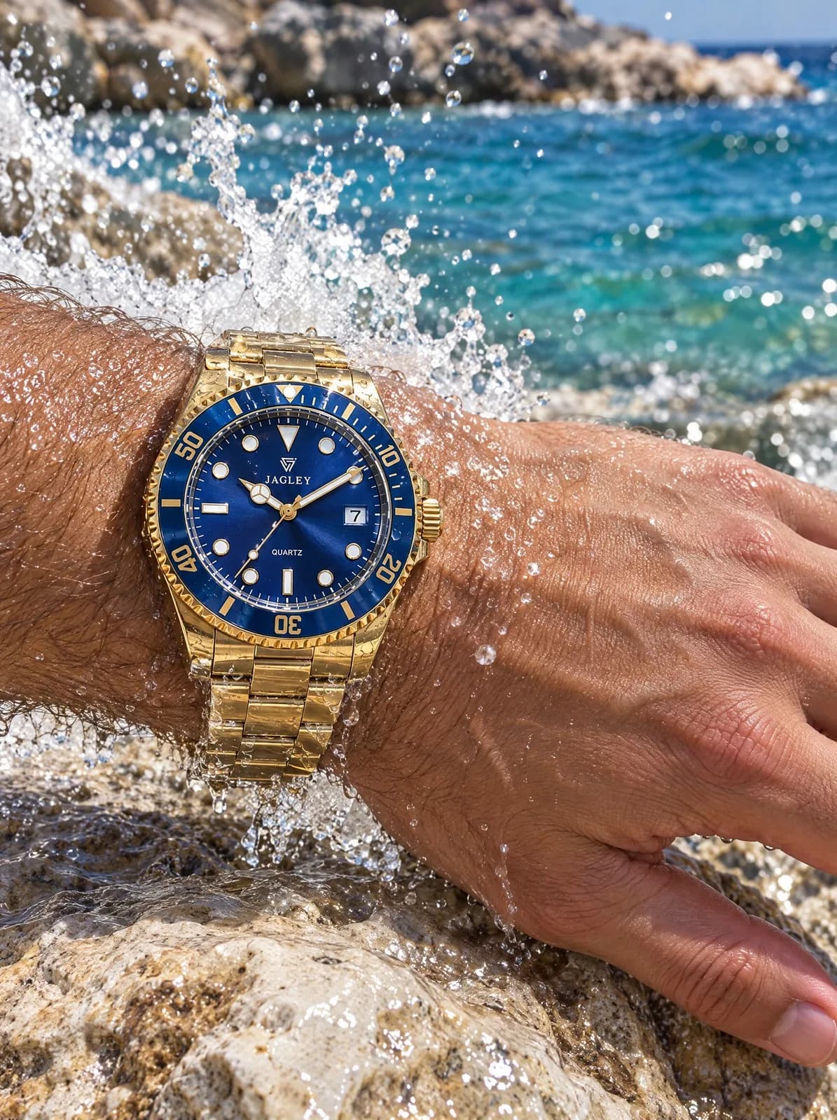Marbella Azul y oro, en uso agua