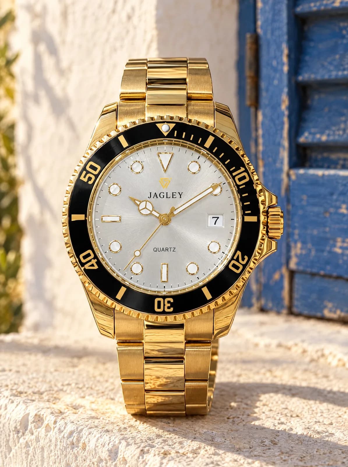 Marbella Blanco y oro