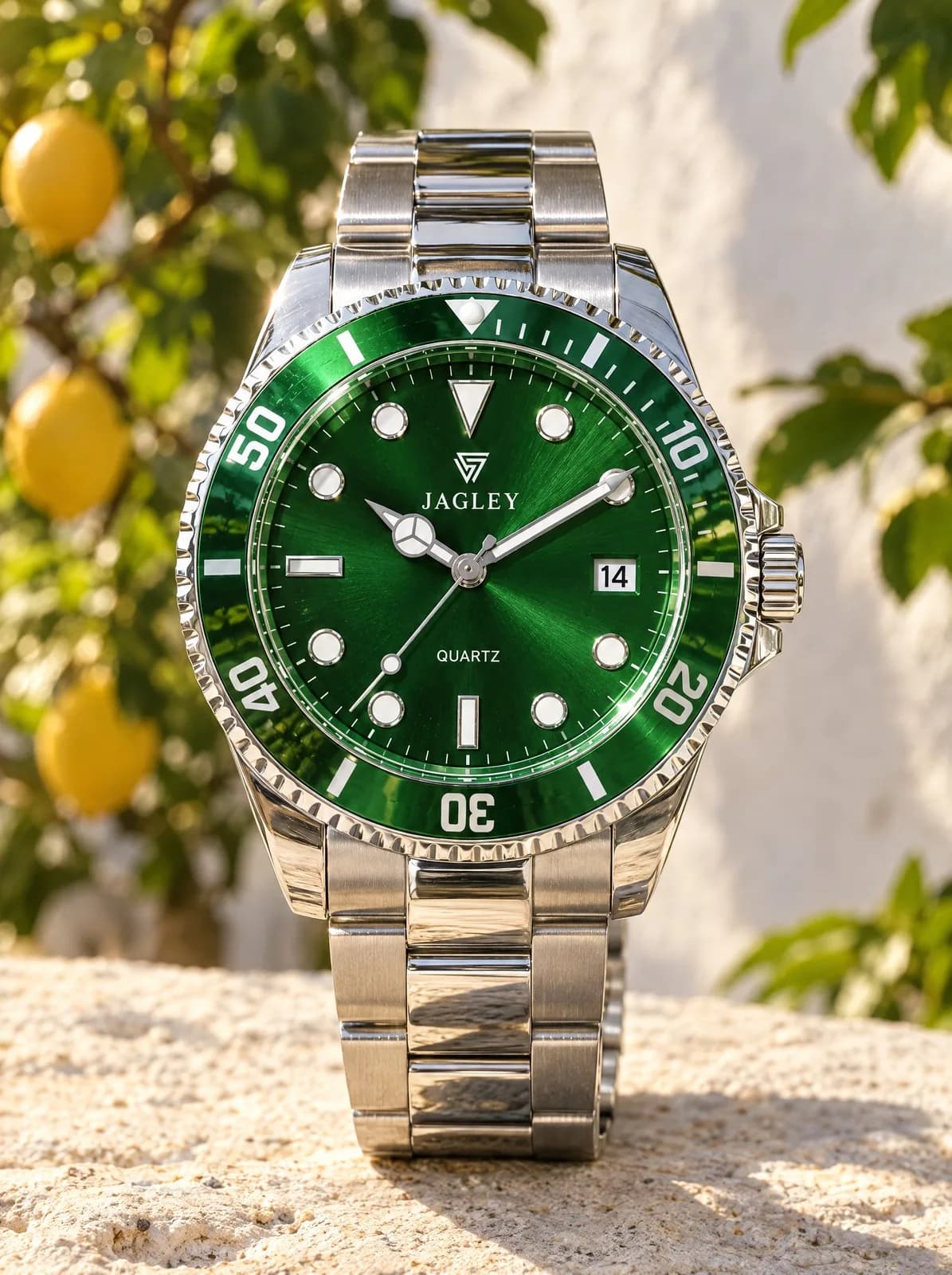 Marbella Verde y acero