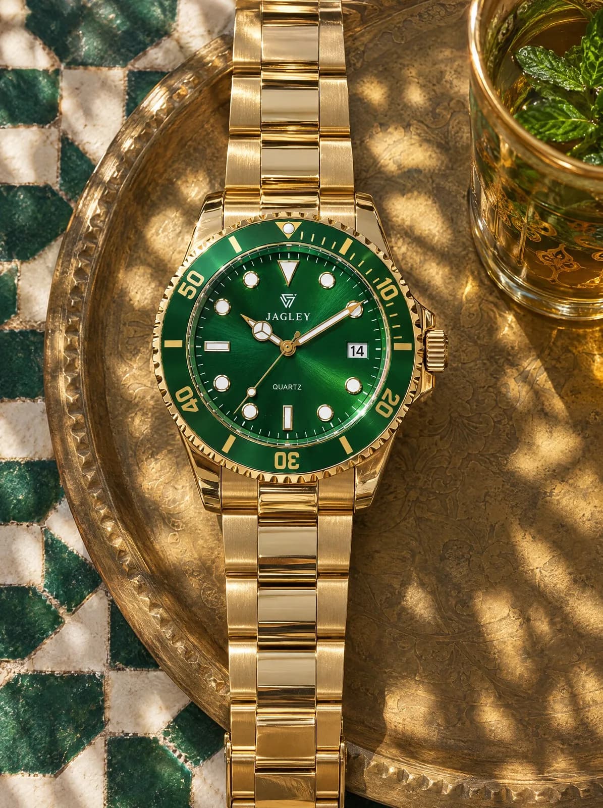 Marbella Verde y oro